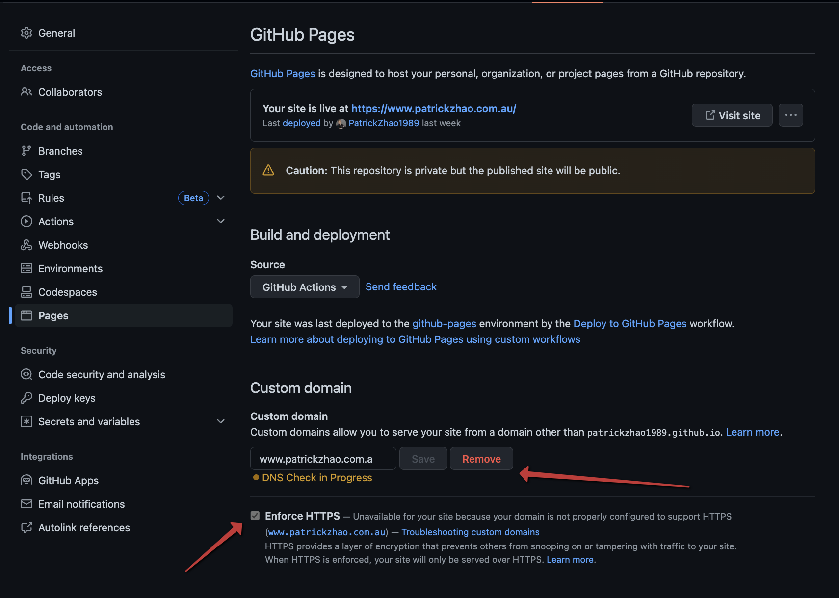 GitHub Page Setup